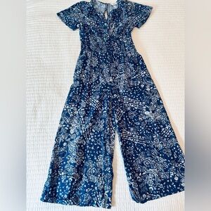 Anthropologie Somerset Jumpsuit, Blue, Size Small Petite